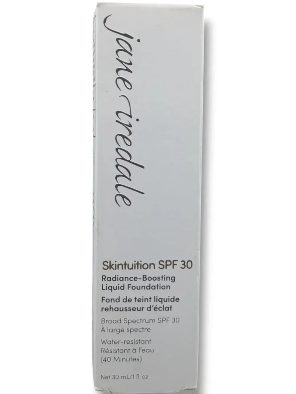 Jane Iredale Skintuition SPF30 Liquid Foundation 84 Deeper‎ Deep 30mL Vegan Glow